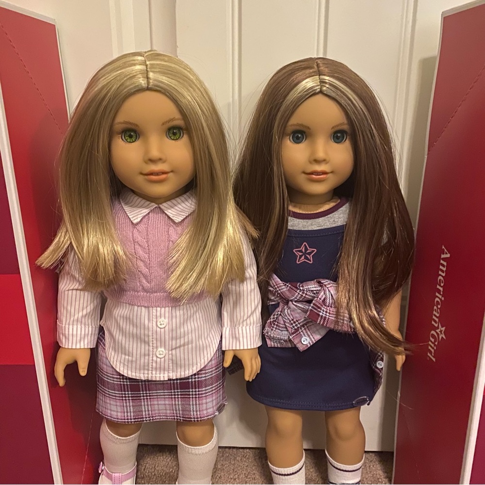 American Girl Dolls Nicki & Isabel Hoffman 90’s Twins